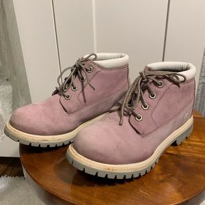 Lavender Waterproof Timberland Hiking Boots
